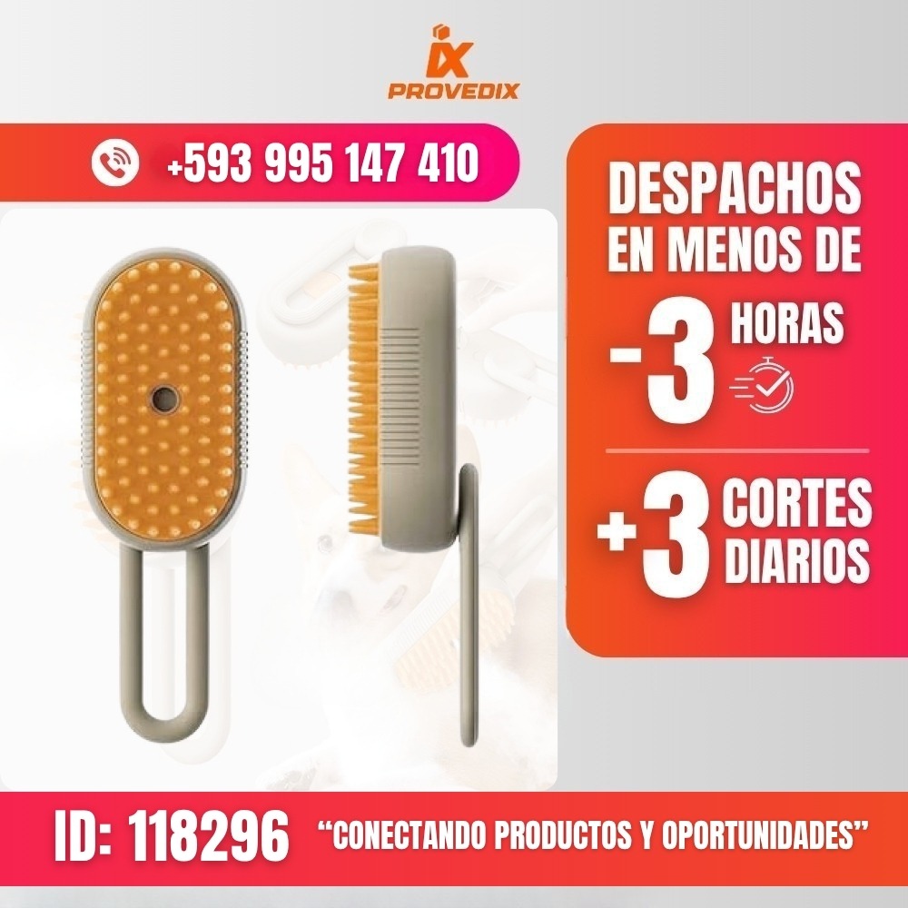 Cepillo A Vapor Para Mascotas